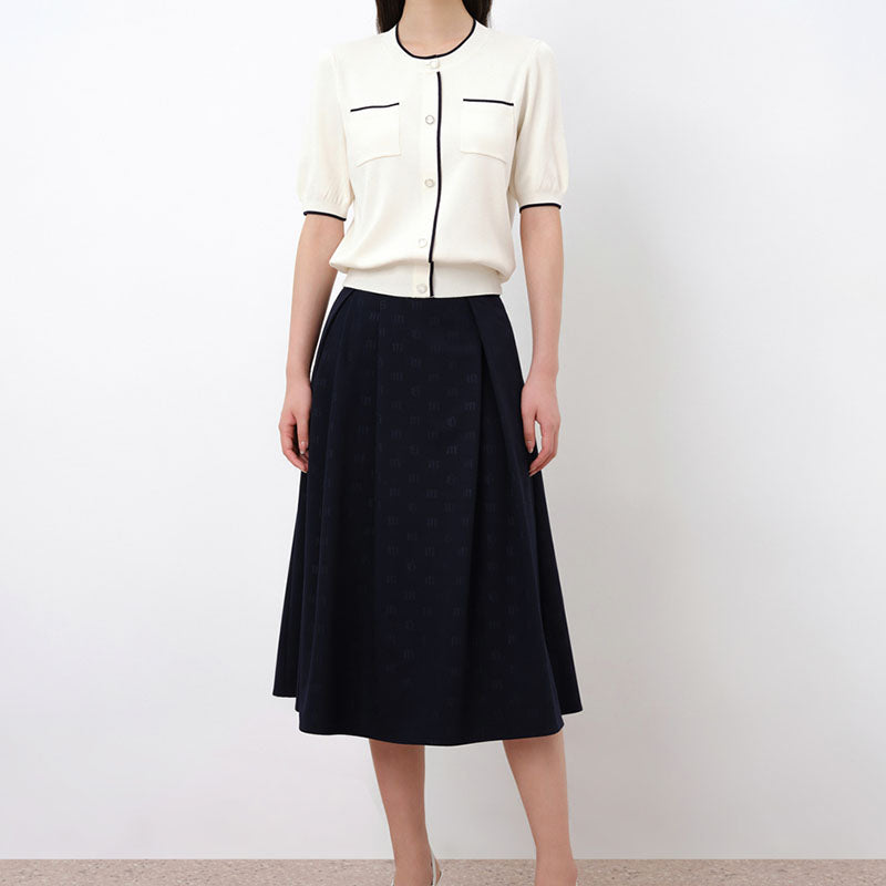 off-white cardigan with button