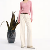 pink fashionable sweater
